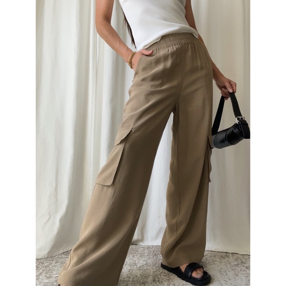 FRANKIE CARGO PANTS — In Khaki - Picture 5 of 9